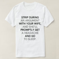 Wife & Husband Undressing as a Cure for Arguments