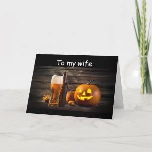 WIFE "I ONLY WANT TO CELEBRATE WITH YOU" CARD