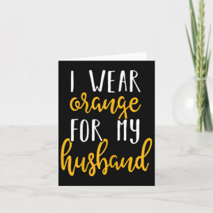 Wife Leukaemia Awareness Design Gift For Husbynd S Card