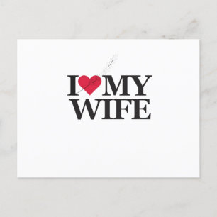 WIFE LOVER POSTCARD