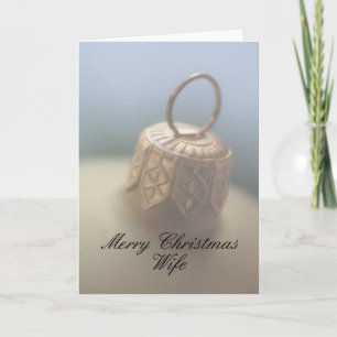 Wife   Merry Christmas card