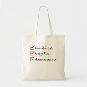 Wife Mom Mormor Swedish Woman Tote Bag