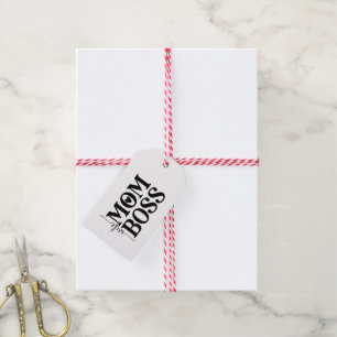 Wife Mum Boss Funny Mother's Day Gift Tags