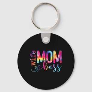 Wife Mum Boss Funny Mothers Day  Key Ring
