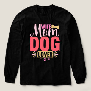 wife-mum-dog-lover-animals-dog-greeting-birthday- Tri-Blend shirt