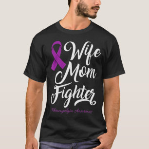 Wife Mum Fibromyalgia Awareness Survivor Women Gir T-Shirt