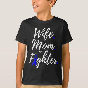 Wife Mum Fighter Alopecia Areata Awareness T-Shirt