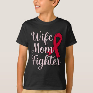 Wife Mum Fighter Brain Aneurysm Awareness Month Gr T-Shirt