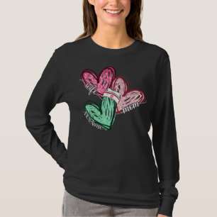 Wife Mum Nicu Nurse Nursing Leopard Hearts  Mother T-Shirt