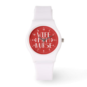 Wife Mum Nurse Graphic Watch