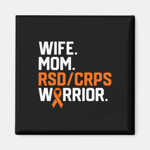 Wife Mum RSD CRPS Warrior Awareness Get Well Recov Magnet