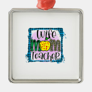 Wife Mum Teacher Metal Tree Decoration
