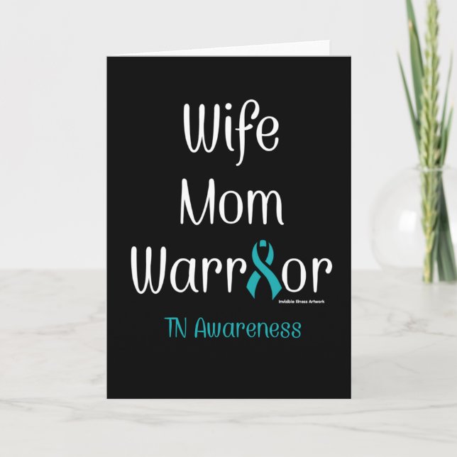 Wife Mum Warrior...TN Card (Front)