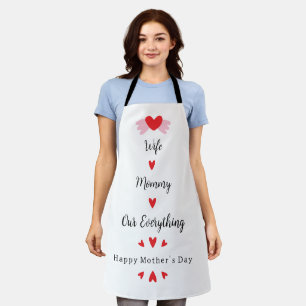 Wife Mummy Our Everything Cute Mother's day Sweet Apron