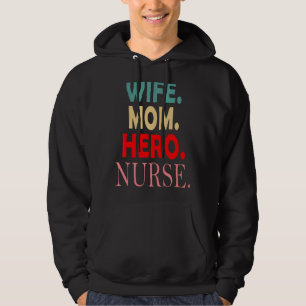 Wife Nurse Mum Hero Rn Medical Hoodie