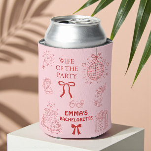 Wife Of The Trendy Party Bachelorette Party Can Cooler