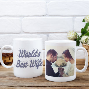 Wife Photo grey Giant Coffee Mug