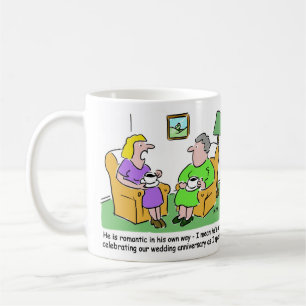 Wife says husband is romantic coffee mug