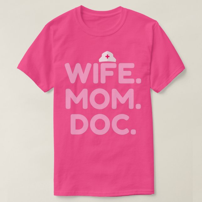 WIFEMOMDOC T T-Shirt (Design Front)