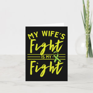 Wife's Fight Is My Fight Kidney Disease Awareness  Card