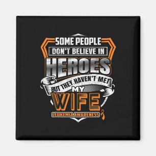 Wife's Fight Is My Fight Leukaemia Awareness 2  Magnet