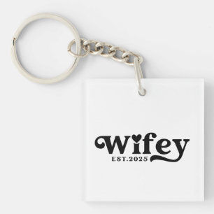 Wifey Est 2025 Key Ring