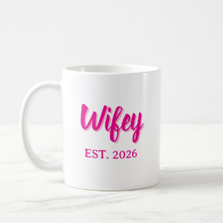 Wifey est. 2026 coffee mug