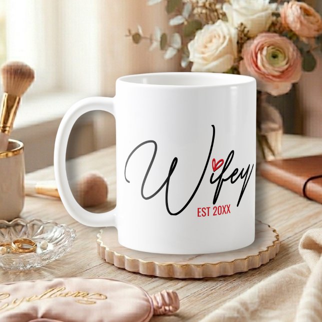 Wifey Established Personalised Coffee Mug (Creator Uploaded)