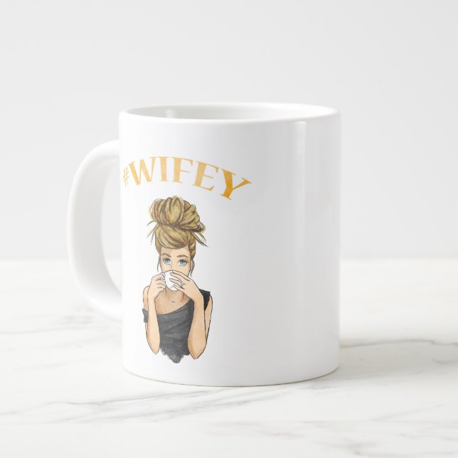 #Wifey / #Fiance Mugs (Front Left)