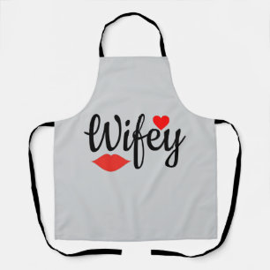 Wifey Matching Couple  Apron