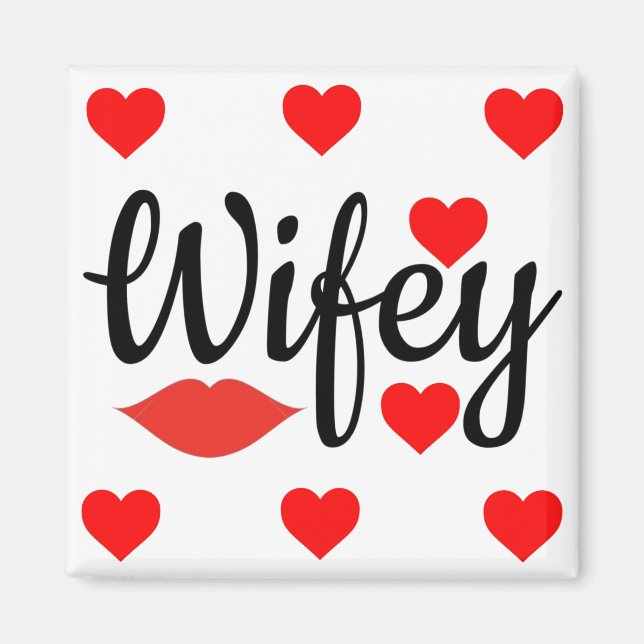 Wifey Matching Couple  Magnet (Front)