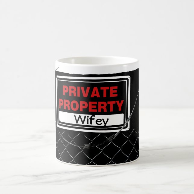 Wifey Unique Cool Funny Cute Fun Coffee Mug (Center)
