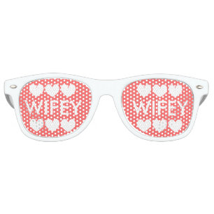 WIFEY wedding party shades for bride and new wife
