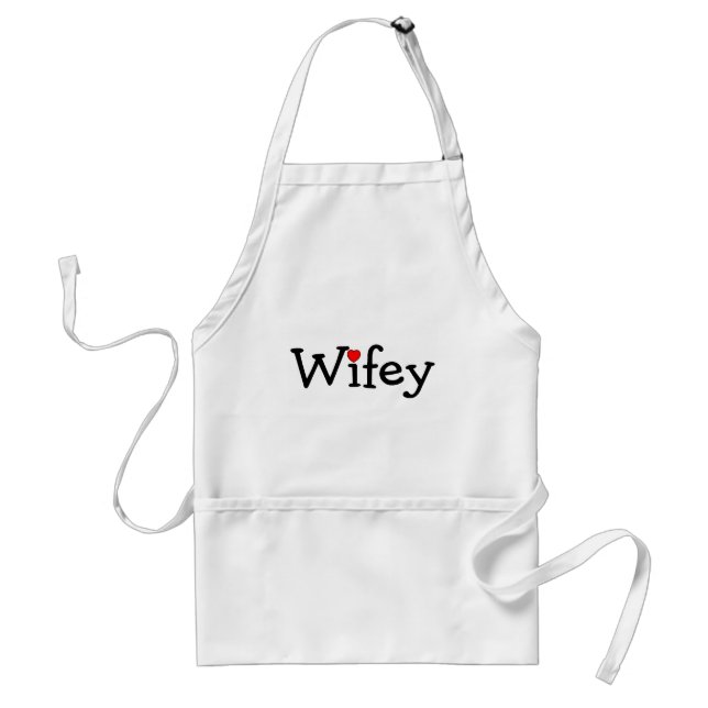 Wifey with Heart Standard Apron (Front)