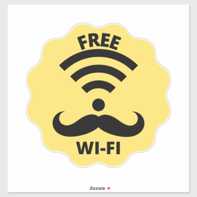  Wifi Business ,free wifi Sticker (Sheet)