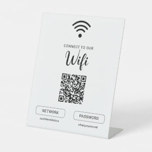 Wifi Info Sign Connect Online Minimal Modern
