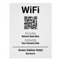 WiFi Instructions With QR Code