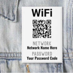 WiFi Instructions With QR Code. Staff