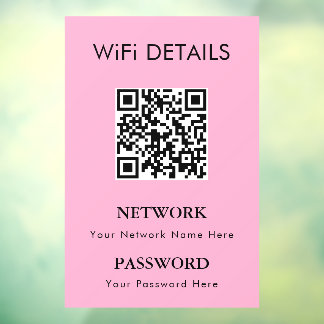 WiFi Network Access | QR Code Password Display