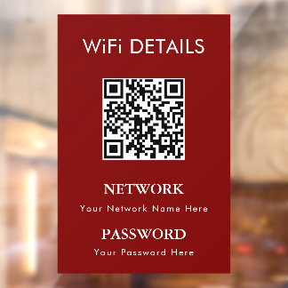 WiFi Network Access | QR Code Password Display