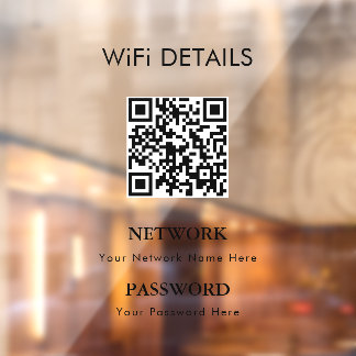 WiFi Network Access | QR Code Password Display