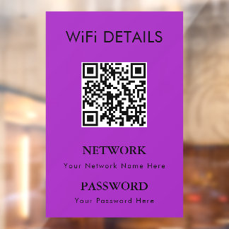 WiFi Network Access | QR Code Password Display