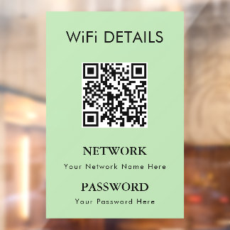 WiFi Network Access | QR Code Password Display