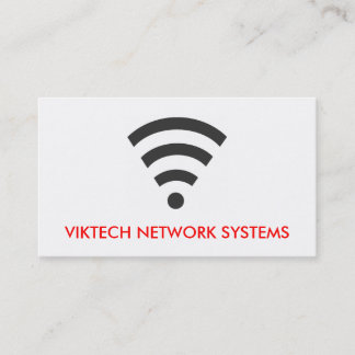 WiFi Network Computer Business Cards