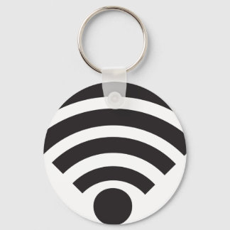 Wifi network symbol key ring