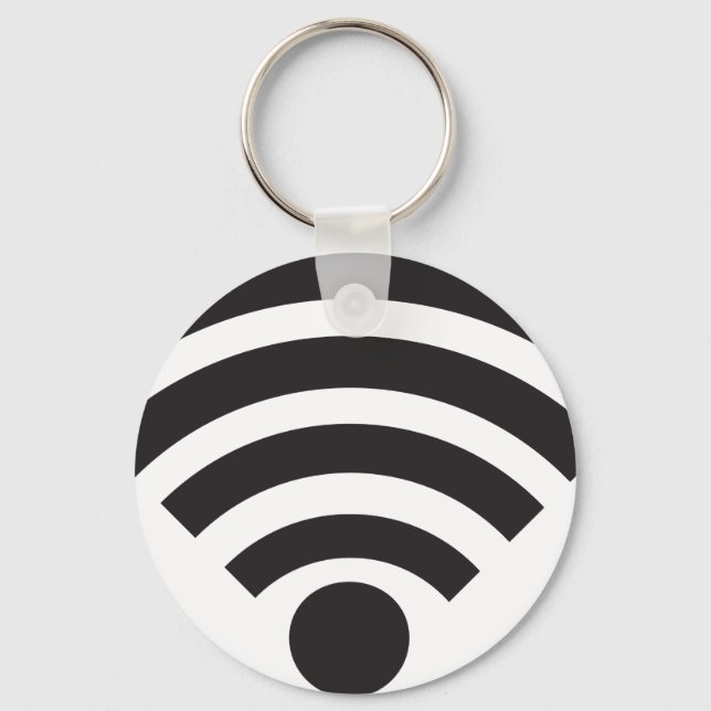 Wifi network symbol key ring (Front)
