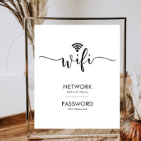WiFi Password Internet Guest Room Small Business