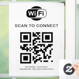 Wifi Password   QR Code Scan to Connect
