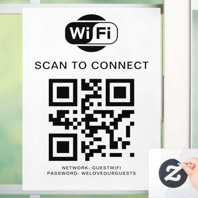 Wifi Password | QR Code Scan to Connect (Home)