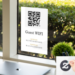 Wifi Password   QR Code Scan to Connect 